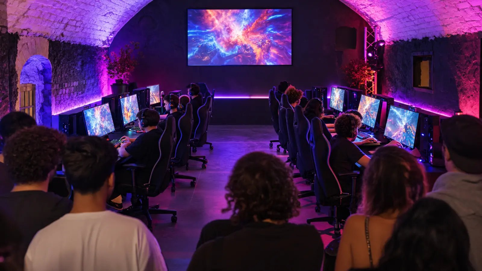 Público a assistir a um torneio
